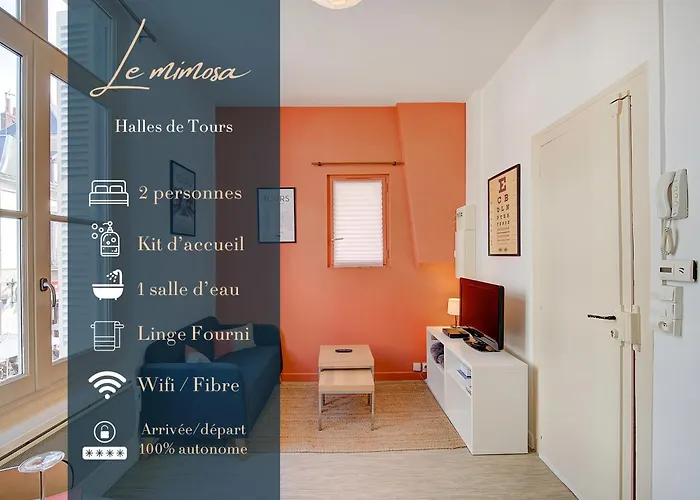 Le Mimosa - Place Des Halles Апартаменты Тур